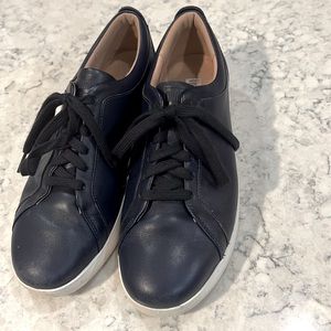 FITFLOP Midnight Navy Leather RALLY Sneaker